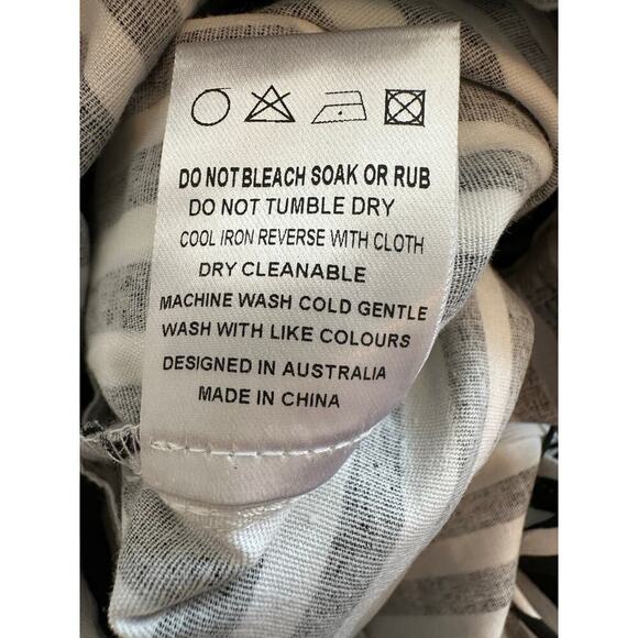 Wyatt Wylde Stella Jumpsuit in Stripe Size XL NWT - Picture 8 of 12